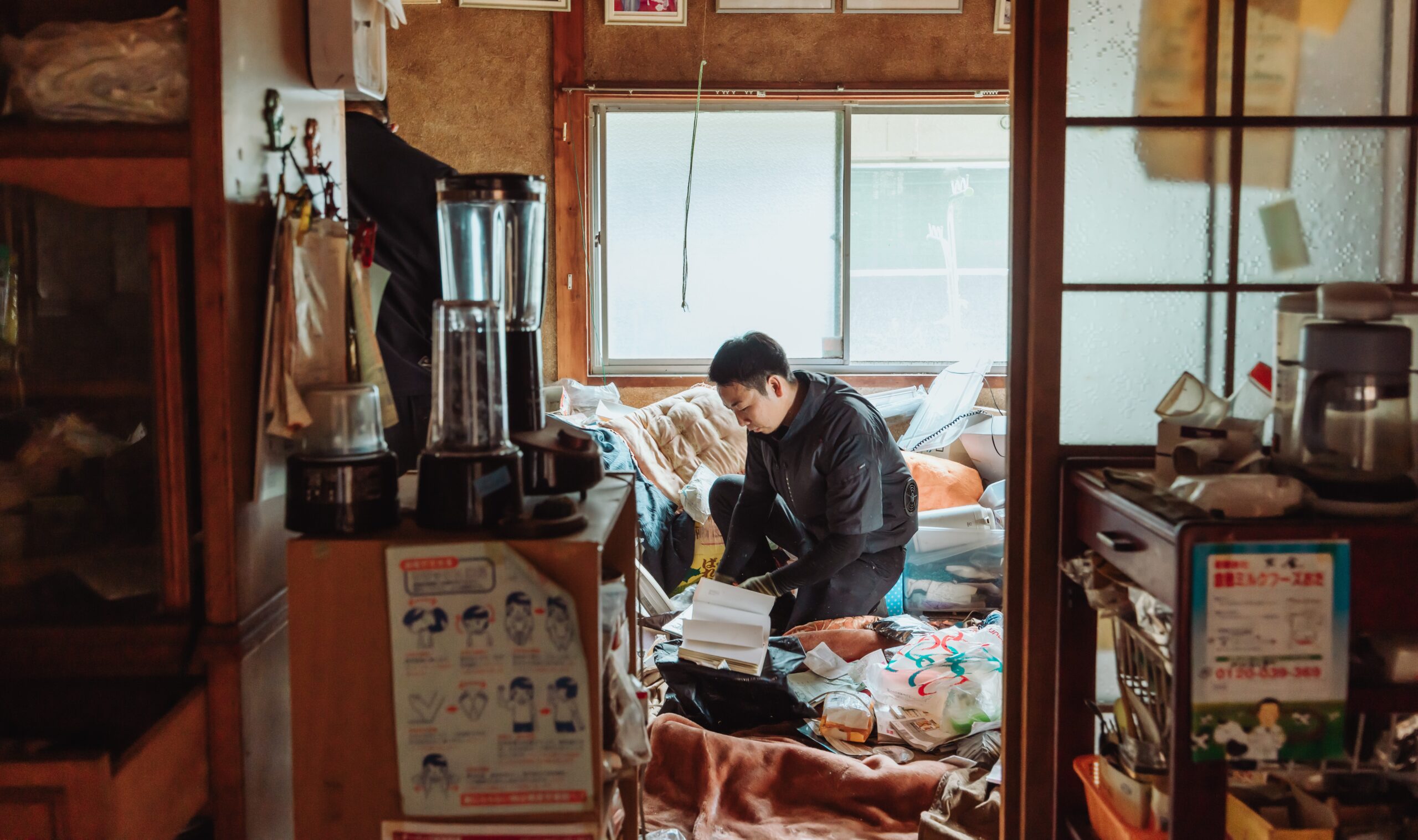 家財が残った実家の片付け前の状態