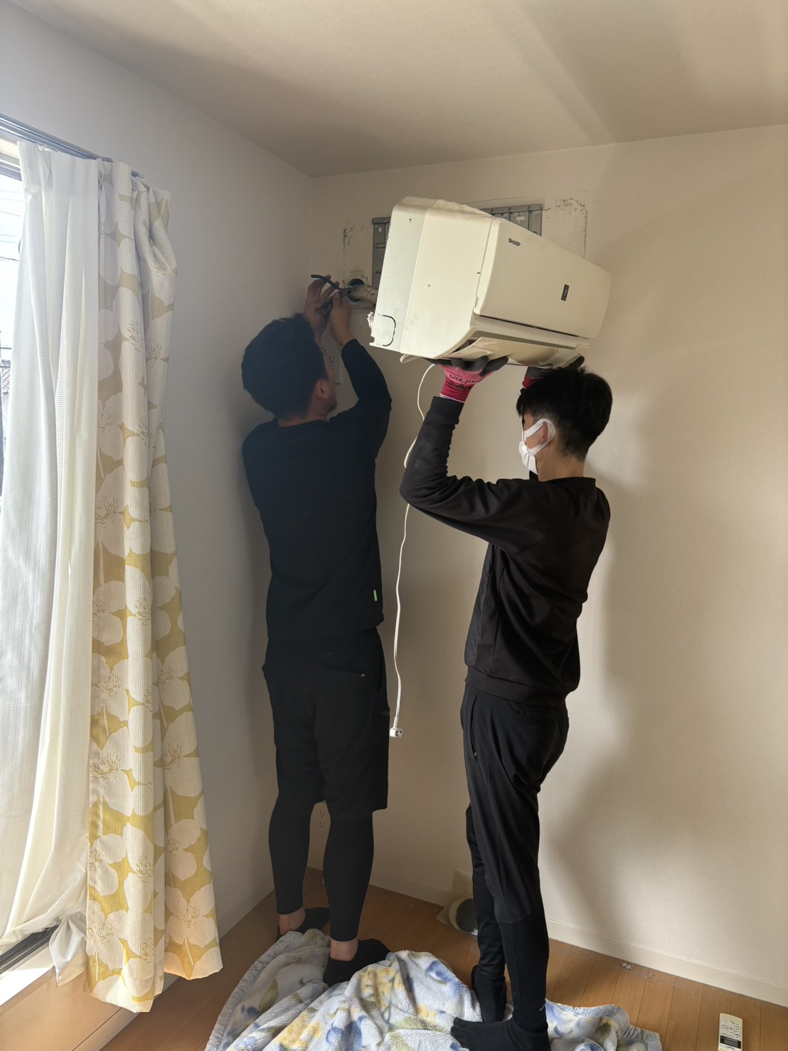 総社市で家電まとめ回収前の写真