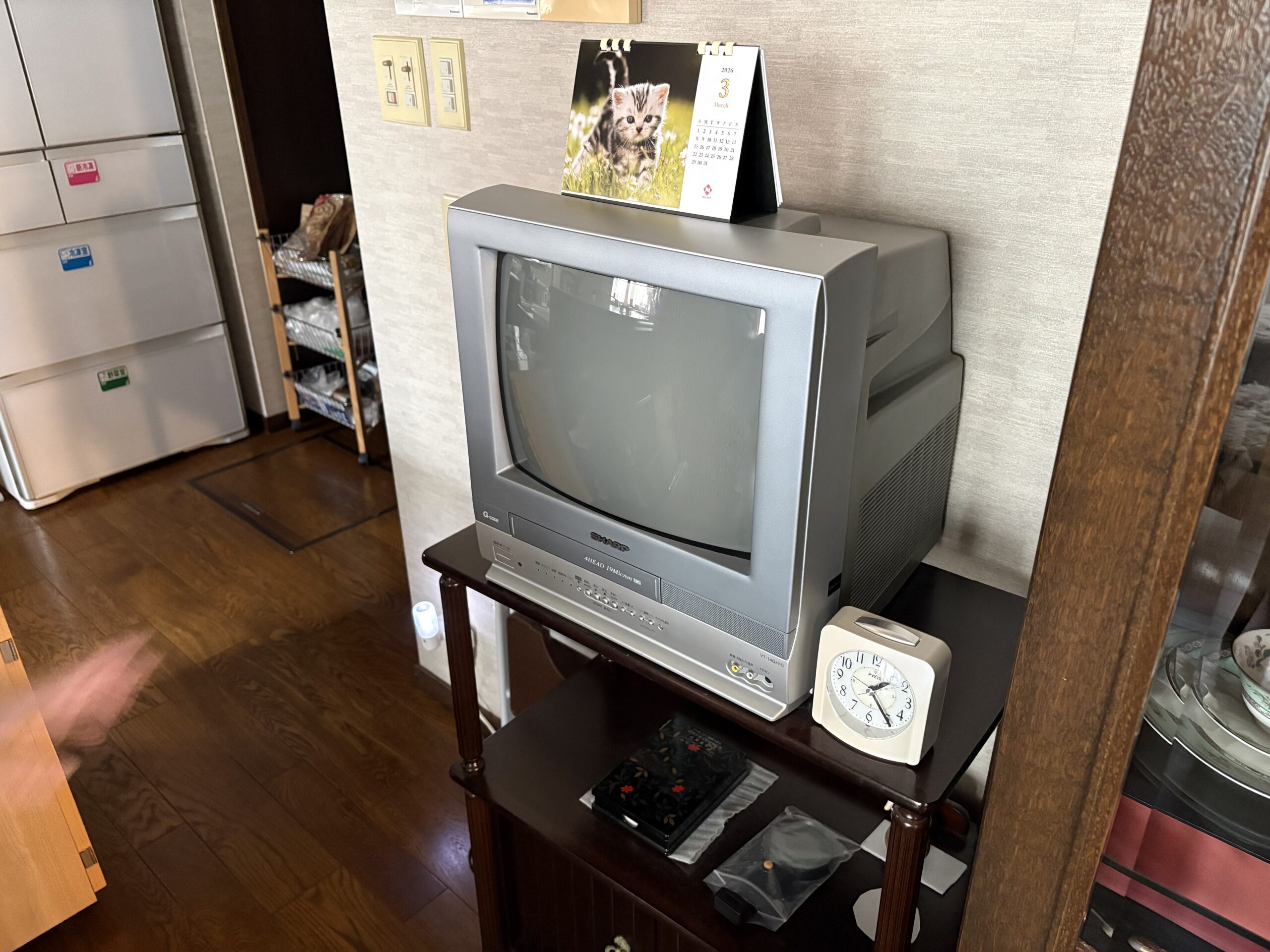 津山市でブラウン管テレビを室内から回収した事例