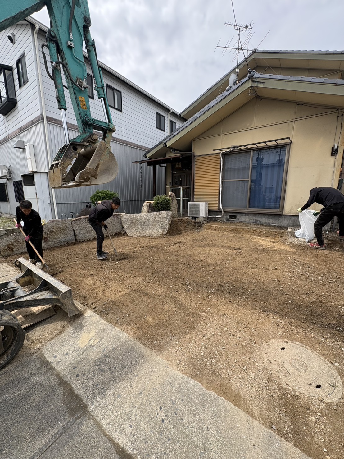 岡山市中区湊の実家解体工事完了後
